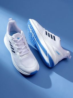 Cantabil - Men White Solid Comfortable Running Shoes