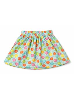 ZIP ZAP ZOOP - Girls Light Blue Cute Balloon Print Skirt