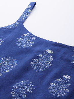 Ahalyaa - Navy Blue
                      Printed Regular Kurti - 1