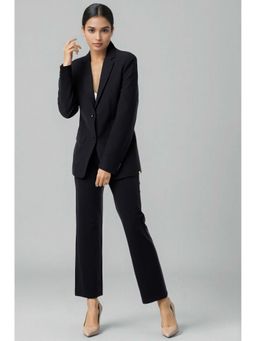 EMBLAZE - Black Viscose Blazer with Pant