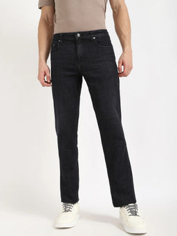 Calvin Klein - Black Rinse Wash Slim Fit Mid Rise Jeans