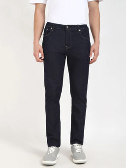 Calvin Klein - Blue Cotton Skinny Fit Mid Rise Jeans