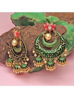 DIVINO - Majestic Green Chandbali