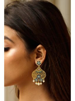 DIVINO - Blue & Green Bella Bliss Danglers