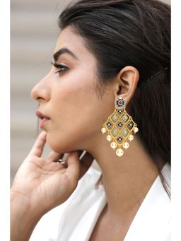 DIVINO - Multi-Color Gold Vanilla Valley Danglers