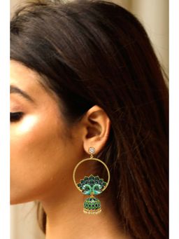 DIVINO - Wrapped In Love Multi-Color Dangler Jhumkis