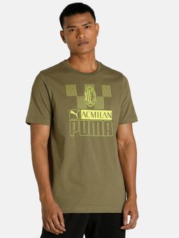 Puma - Acm Ftblcore Mens Green T-Shirts