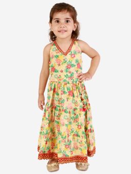 KID1 - Banjara Skirt With Halter Neck Choli (Set of 2)