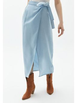 OXXO - Blue Wrap Skirt