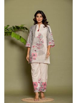 Autumnlane - Marda Zeb Floral Printed Cotton Co-Ord Set