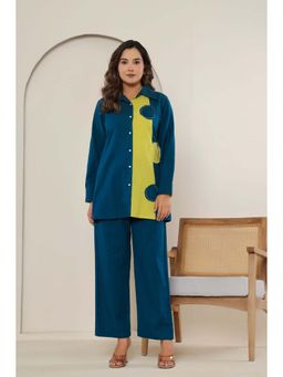 Autumnlane - Puran Azure Cotton Co-Ord Set