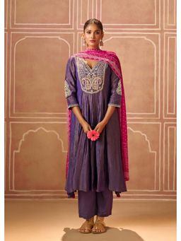 Autumnlane - Shireen Iris Full Work Premium Heavy Kurta Pant and Dupatta