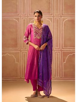 Autumnlane - Shireen Taffy Full Work Premium Heavy Kurta Pant and Dupatta