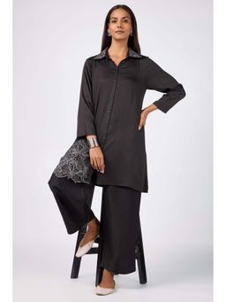 Silver Lime - Women Embroidered Co-Ord Set