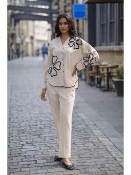 Autumnlane - Wespret Indi Embroidery Cotton Co-Ord Set