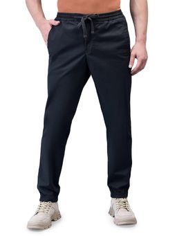 WOODLAND - Solid Casual Trousers Blue