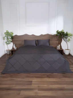 BELIHODE - All Season 300 TC Grey Pure cotton Comforter (King)