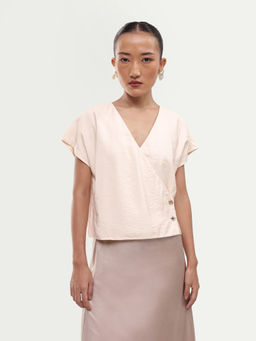 RAREISM - Women'S Gena Beige Viscose Blend Top
