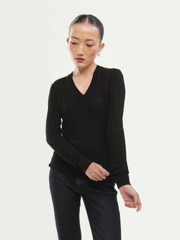 RAREISM - Women'S Lizmit Black Viscose Sweater