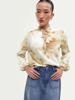 RAREISM - Women'S Saito Olive Viscose Top