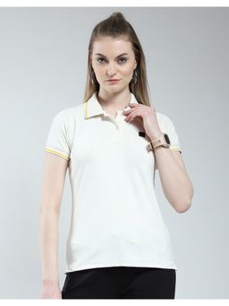 Rock.it - Womens Solid Collar Neck T-Shirt