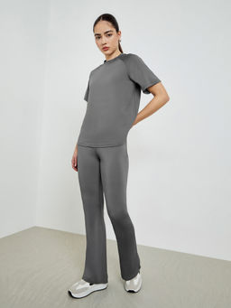 Styli - Women Grey Solid Co-Ord Set