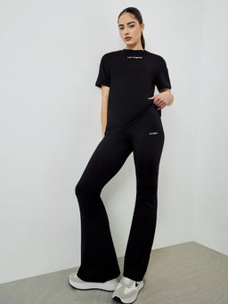 Styli - Women Black Typography Co-Ord Set