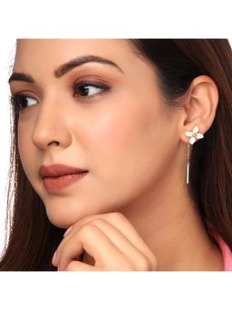 Yellow Chimes - Floral Drop Earrings