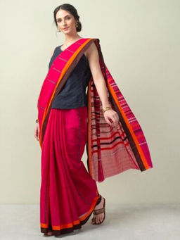 Fabindia - Cotton Dobby Weave Sari