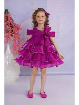 Lagorii - Radiant Ruffle Party Wear Dress For Girls