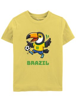 Zeezeezoo - Animal Brazil Printed Cotton T-Shirt