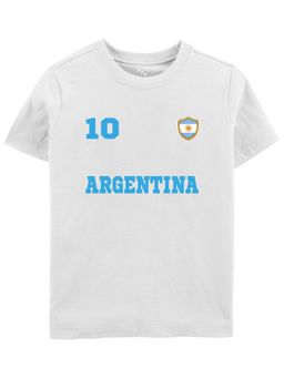 Zeezeezoo - Argentina Printed Cotton T-Shirt