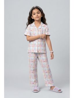 TINY GIRL - Cotton Printed Night Suit Set