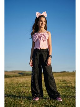 TINY GIRL - Bow Detail Crop Top with Pant