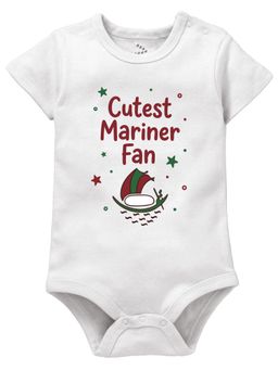 Zeezeezoo - Cutest Mariner Fan Printed Cotton Onesie