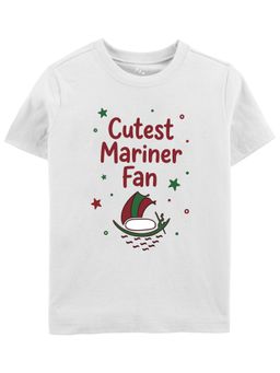 Zeezeezoo - Cutest Mariner Fan Printed Cotton T-Shirt