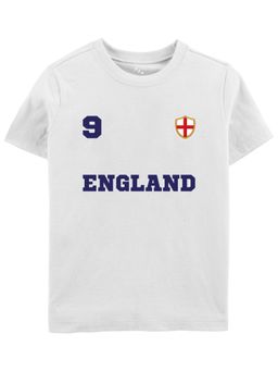 Zeezeezoo - England Printed Cotton T-Shirt