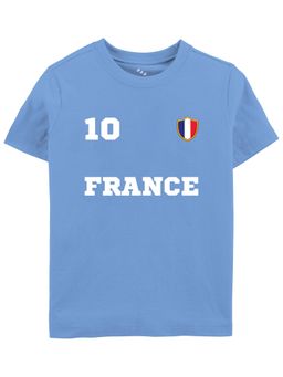 Zeezeezoo - France Printed Cotton T-Shirt