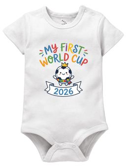 Zeezeezoo - My First World Cup 2026 Printed Cotton Onesie