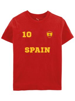 Zeezeezoo - Spain Printed Cotton T-Shirt