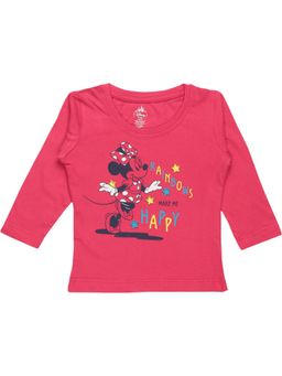 Bodycare - Magenta Printed Regular T-Shirt