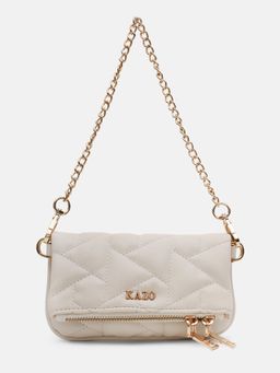 Kazo - Salient Off-White Shoulder Bag (S)