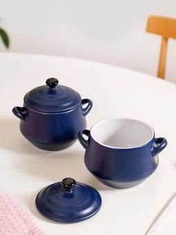 Nestasia - Amara Ceramic Ramen Bowl Navy Blue 450ml