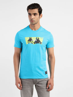 Levi's - Men Blue Graphic Logo T-Shirt