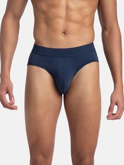 Jockey - Lm07 Men Soft Touch Recycled Microfiber Elastane Brief - Insignia Blue