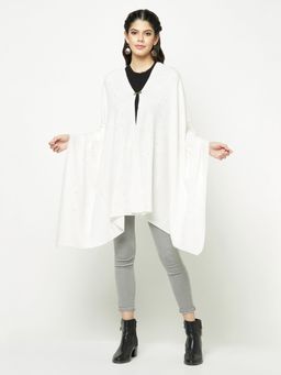 KnitStudio - Wrap Yourself In Luxury With Our White Knitted Stole