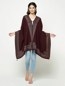 KnitStudio - Edge-Art Wine Knitted Stole