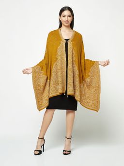 KnitStudio - Edge Design Mustard Stole