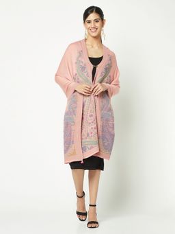 KnitStudio - Edge Design Pink Stole