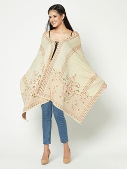 KnitStudio - Edge Design Camel Stole